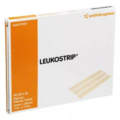 LEUKOSTRIP Tiras de sutura para feridas 4x38 mm, 10X8 pcs