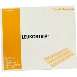 LEUKOSTRIP Tiras de sutura para feridas 6,4x102 mm, 10X5 pcs