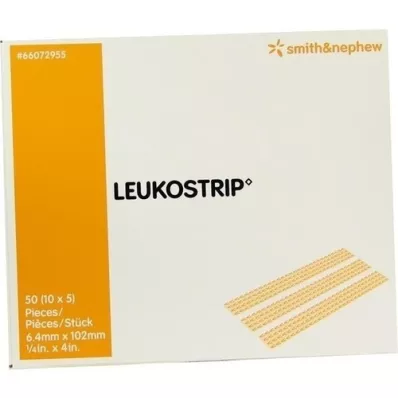 LEUKOSTRIP Tiras de sutura para feridas 6,4x102 mm, 10X5 pcs