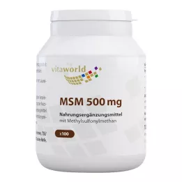 MSM CÁPSULAS, 100 unid