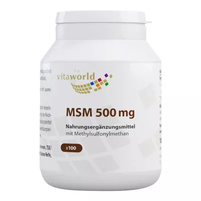 MSM CÁPSULAS, 100 unid MSM CÁPSULAS, 100 unid