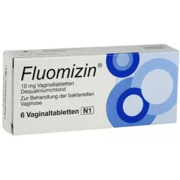 FLUOMIZIN Comprimidos vaginais de 10 mg, 6 unid