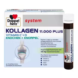 DOPPELHERZ Ampolas do sistema Collagen 11.000 Plus, 30X25 ml