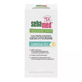 SEBAMED Creme facial Omega 12% para pele seca, 50 ml