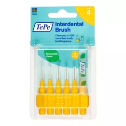 TEPE Escova interdental Original 0,7 mm ISO 4 amarelo, 6 pcs