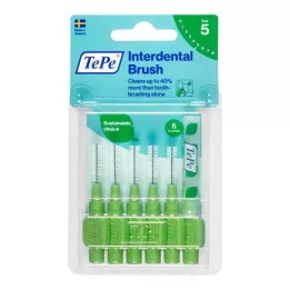 TEPE Escova interdental Original 0,8 mm ISO 5 verde, 6 peças