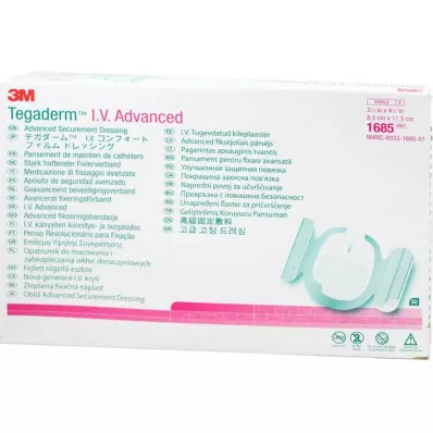 TEGADERM 3M I.V. Advanced Fixation V.8,5x11,5 cm 1685, 50 pcs