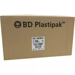 BD PLASTIPAK Seringa 50 ml Luer excêntrica, 60X50 ml