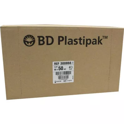 BD PLASTIPAK Seringa 50 ml Luer excêntrica, 60X50 ml