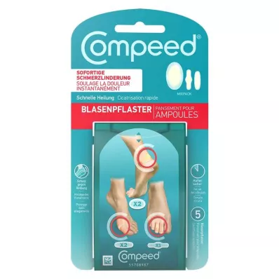 Pacote de mistura de gesso blister Compeed®, 5 unidades Pacote de mistura de gesso blister Compeed®, 5 unidades