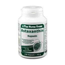 ASTAXANTHIN Cápsulas vegetais de 6 mg, 120 unidades