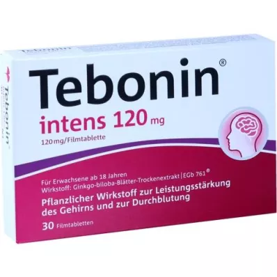 TEBONIN intens 120 mg comprimidos revestidos por película, 30 unid