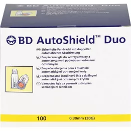 BD AUTOSHIELD Agulhas de segurança duplas para canetas 5 mm, 100 unidades