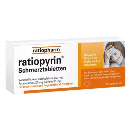 comprimidos para dor ratiopyrin®, 20 unidades
