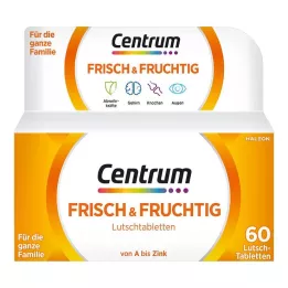 CENTRUM pastilhas frescas &amp; pastilhas de fruta, 60 unidades