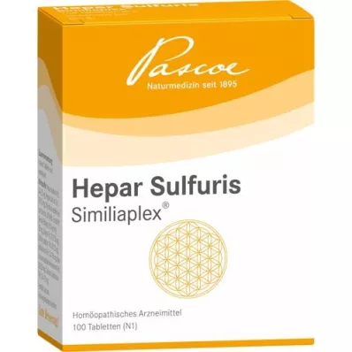 HEPAR SULFURIS SIMILIAPLEX Comprimidos, 100 unidades