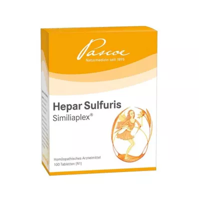 Comprimidos Hepar sulfuris Similiaplex, 100 unidades Comprimidos Hepar sulfuris Similiaplex, 100 unidades