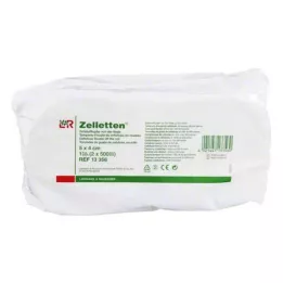 ZELLETTEN Rolo não esterilizado de compressas de 4x5 cm, 2X500 pcs