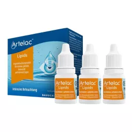 ARTELAC Lípidos MD Gel para os olhos, 3X10 g
