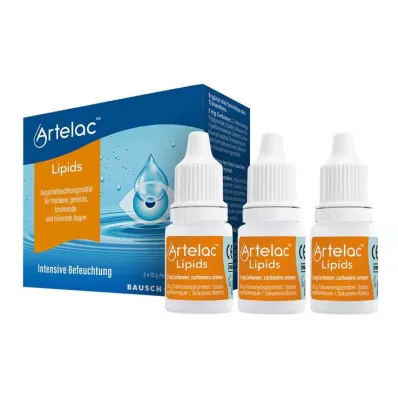 ARTELAC Lípidos MD Gel para os olhos, 3X10 g