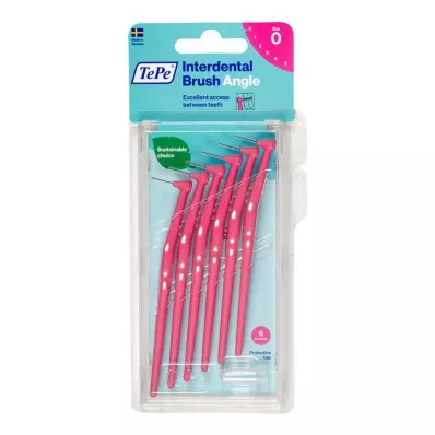 Escova interdental Tepe Angle 0,4mm rosa, 6 unid Escova interdental Tepe Angle 0,4mm rosa, 6 unid