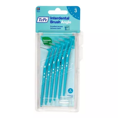Escova interdental Tepe Angle 0,6 mm azul, 6 peças