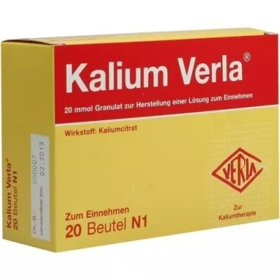 KALIUM VERLA Granulado Btl. 20 unid