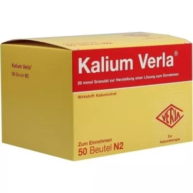 KALIUM VERLA Caixa de grânulos, 50 unid