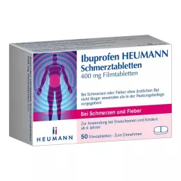IBUPROFEN Heumann Pain Relief Tablets 400 mg, 50 unid