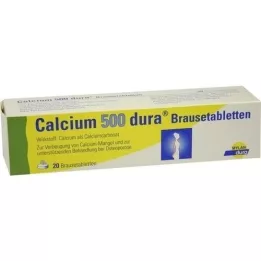 CALCIUM 500 comprimidos efervescentes dura, 20 unidades