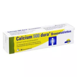 CALCIUM 500 comprimidos efervescentes dura, 20 unidades