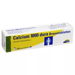 CALCIUM 1000 comprimidos efervescentes dura, 20 unidades