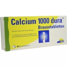 CALCIUM 1000 comprimidos efervescentes dura, 40 unidades