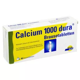 CALCIUM 1000 comprimidos efervescentes dura, 40 unidades