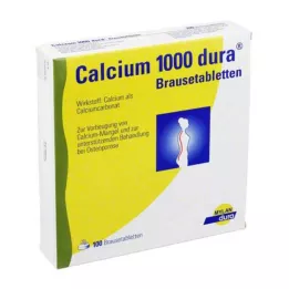 CALCIUM 1000 comprimidos efervescentes dura, 100 unid