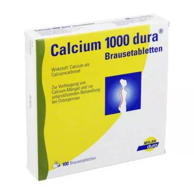 CALCIUM 1000 comprimidos efervescentes dura, 100 unid