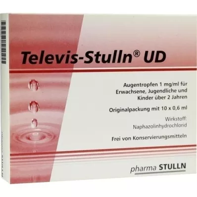 TELEVIS Stulln UD Colírio, 10X0,6 ml