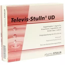 TELEVIS Stulln UD Colírio, 20X0,6 ml