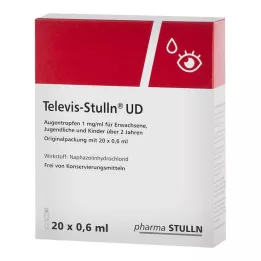 Televis Stulln UD colírio, 20X0,6 ml