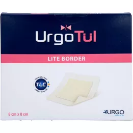 URGOTÜL Ligadura Lite Border 8x8 cm, 10 unidades