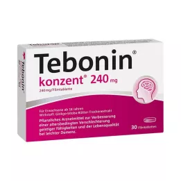 TEBONIN konzent 240 mg comprimidos revestidos por película, 30 unid