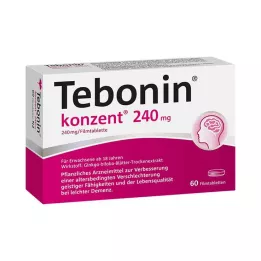 TEBONIN konzent 240 mg comprimidos revestidos por película, 60 unid