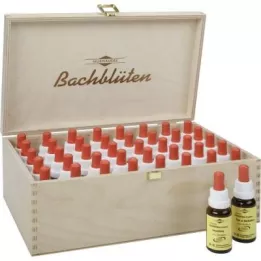 Conjunto original de gotas BACHBLüTEN Murnau em caixa de madeira, 38X20 ml