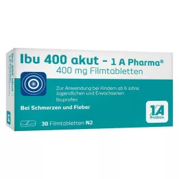IBU 400 akut-1A Pharma comprimidos revestidos por película, 30 unidades