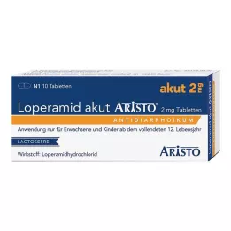 LOPERAMID Aristo agudo 2 mg comprimidos, 10 unidades