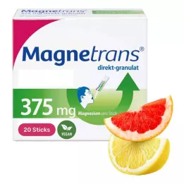 MAGNETRANS diretamente 375 mg grânulos, 20 unid