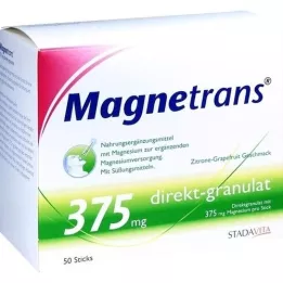 MAGNETRANS diretamente 375 mg grânulos, 50 unid