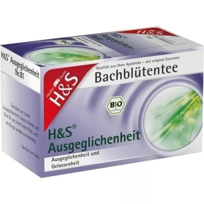 H&amp;S Bach Flower Balance Saco de filtro de chá, 20X3,0 g