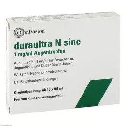 Colírio senoidal Duraultra N, 10x0,6 ml