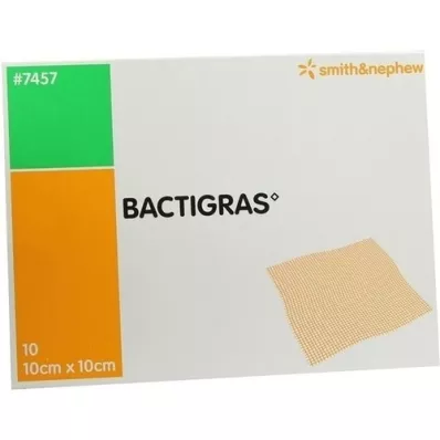 BACTIGRAS Gaze de parafina anti-séptica 10x10 cm, 10 unid